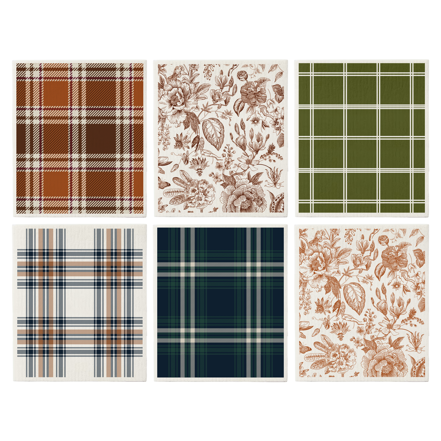 Fall Pattern Swedish Dishcloth