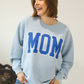 Charlie Southern Classic Blue Mom Corded Crew