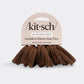 Recycled Fabric Seamless Hair Elastics 20pc Set - Chocolate
