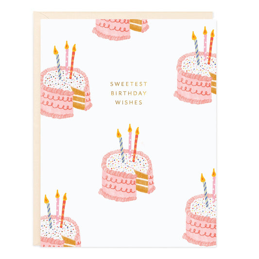 Sweetest Birthday Cake Greeting Card