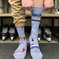 Men’s Funny Hockey Mid-Calf Scene Socks
