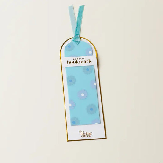 Blue Acrylic Bookmark