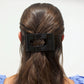 Teleties Flat Rectangle Hair Clip Medium Jet Black