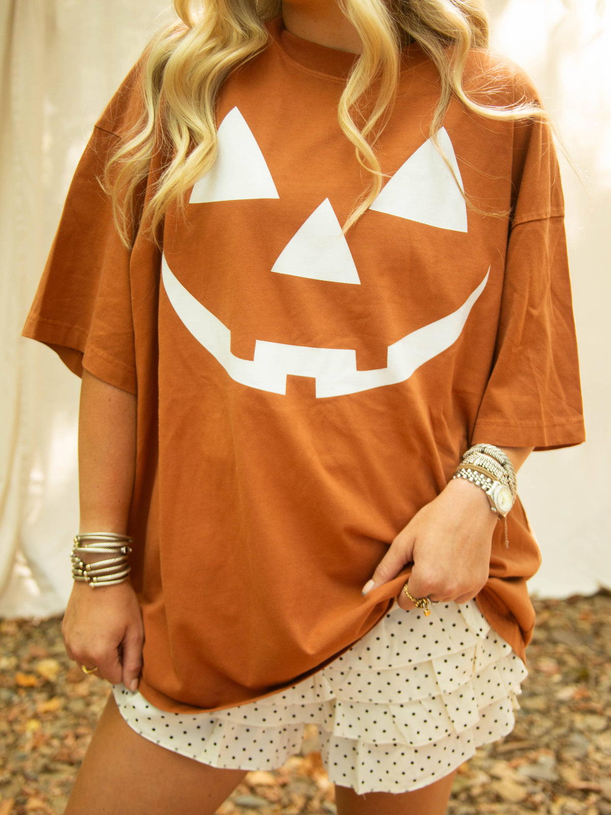 Charlie Southern Pumpkin Oversized Tee