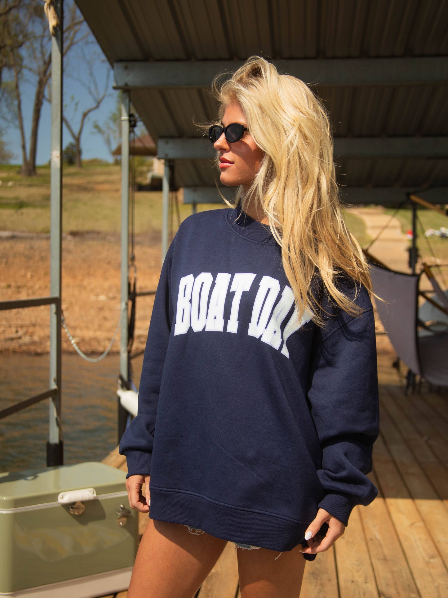 Charlie Southern Boat Day Mockneck