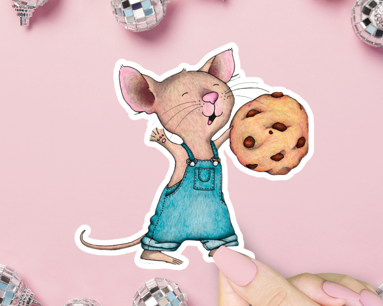 If You Give A Mouse A Cookie Sticker, Children's Book