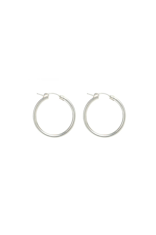 Lisbeth Fauna Silver Hoops