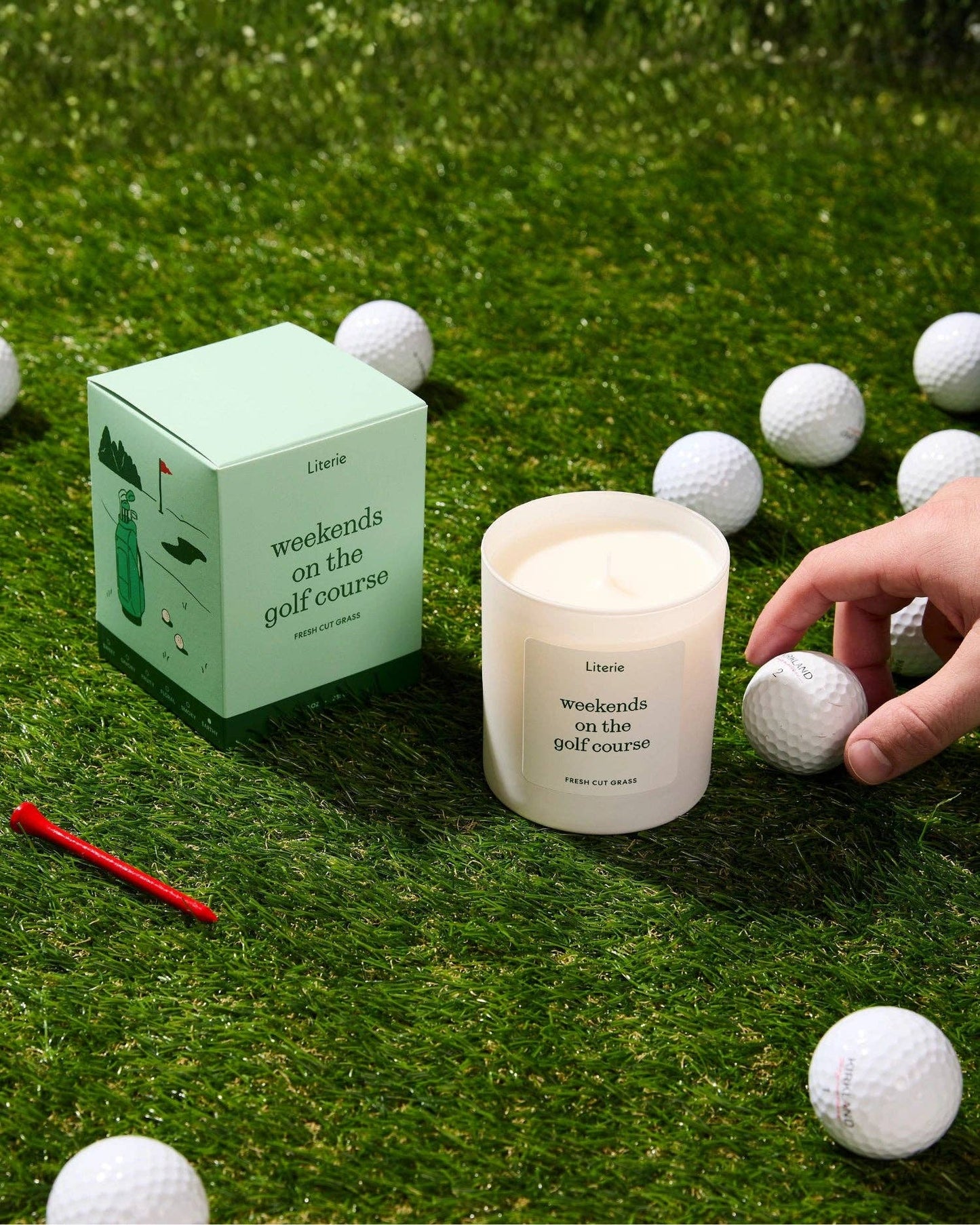Weekends on the Golf Course Candle