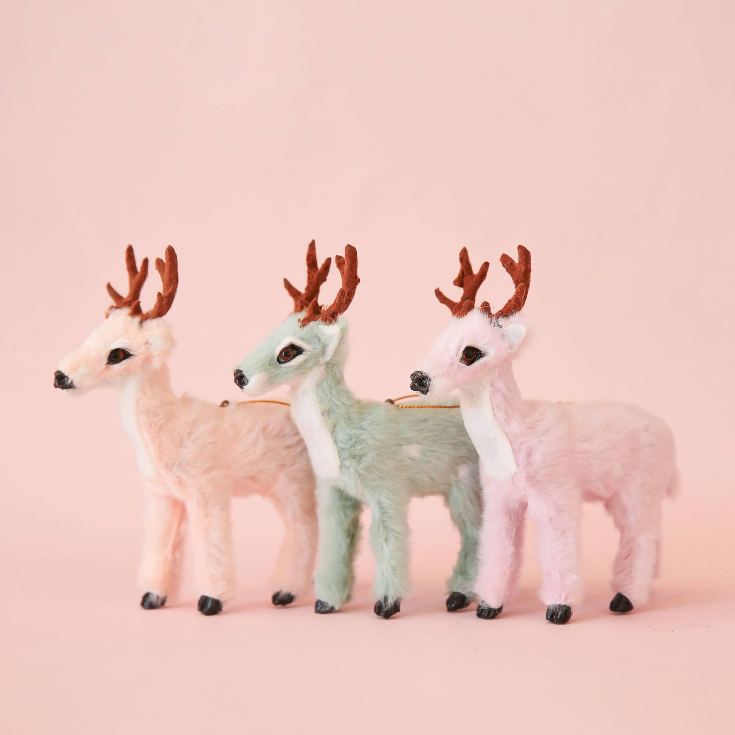 Holiday Reindeer Ornament | Pink: Doe