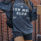 Friday + Saturday Fun Mom Club Corded Sweatshirt