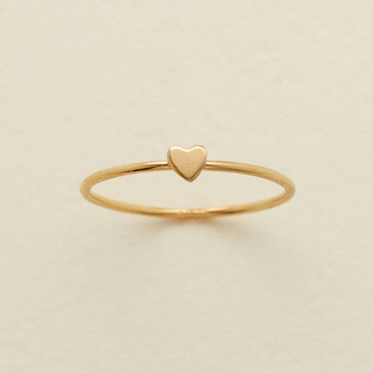 Made By Mary Heart Stacking Ring
