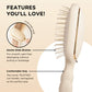 Detangler Brush for Fine Hair- Tan