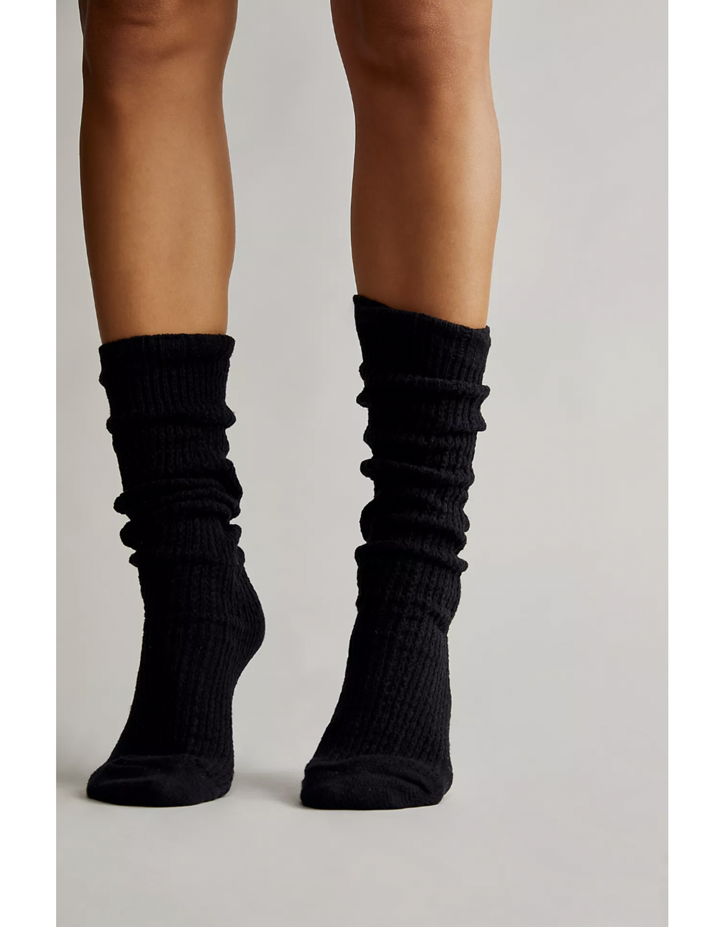 Free People Staple Slouch Sock Black