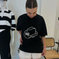 Brunette The Label Giddy Up Oversized Boxy Tee