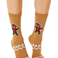 Living Royal Gingerbread 3D Socks