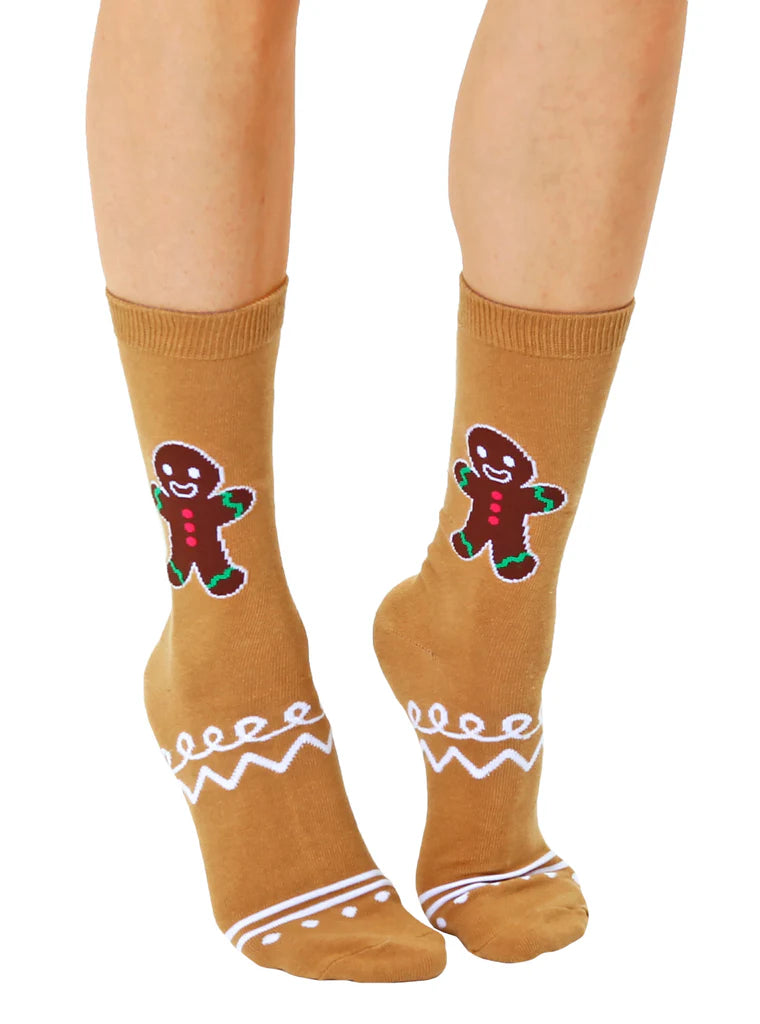 Living Royal Gingerbread 3D Socks