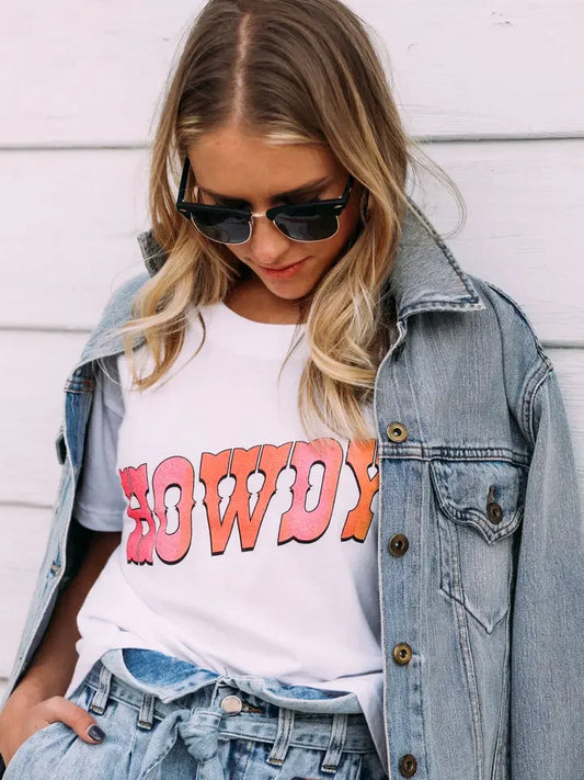 Charlie Southern Howdy Cropped Tee