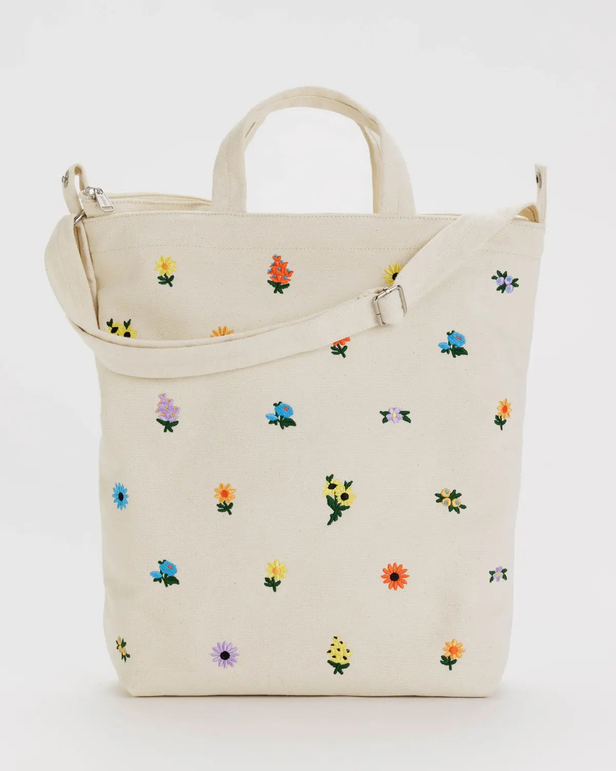 Baggu Zip Duck Bag Embroidered Ditsy Floral