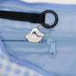 Baggu Medium Nylon Crescent Bag Light Blue Gingham