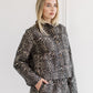 Brunette The Label Leopard Denim Jacket