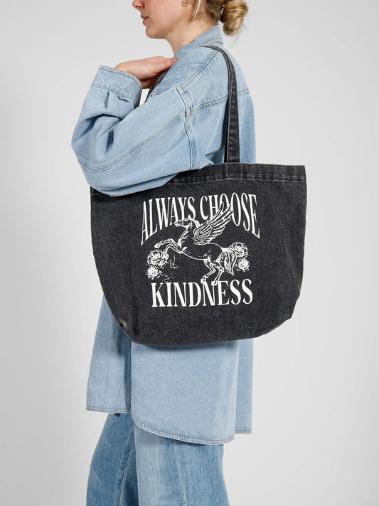 Brunette The Label Always Choose Kindness Tote Bag