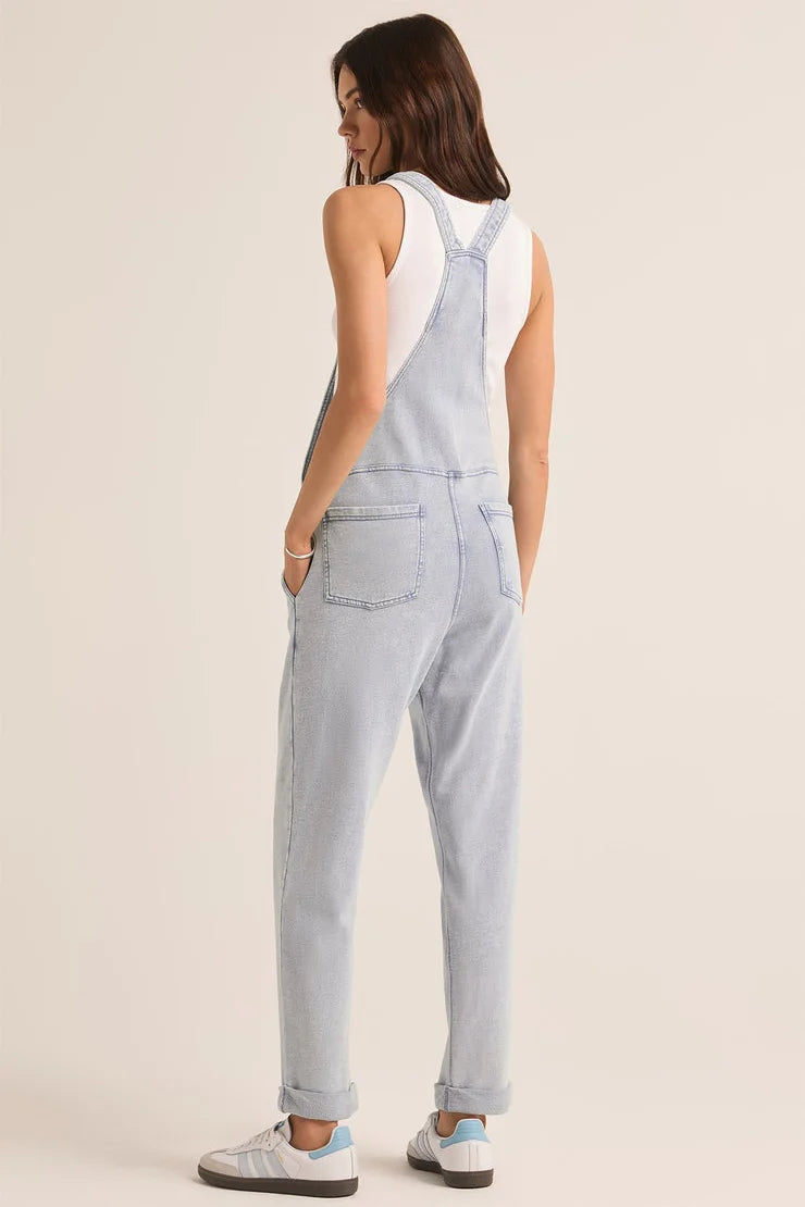 Z Supply Knit Denim Overalls