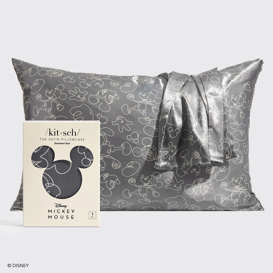 Kitsch x Mickey and Minnie Silk Pillowcase