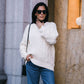 Brunette The Label Irish Cable Knit Sweater