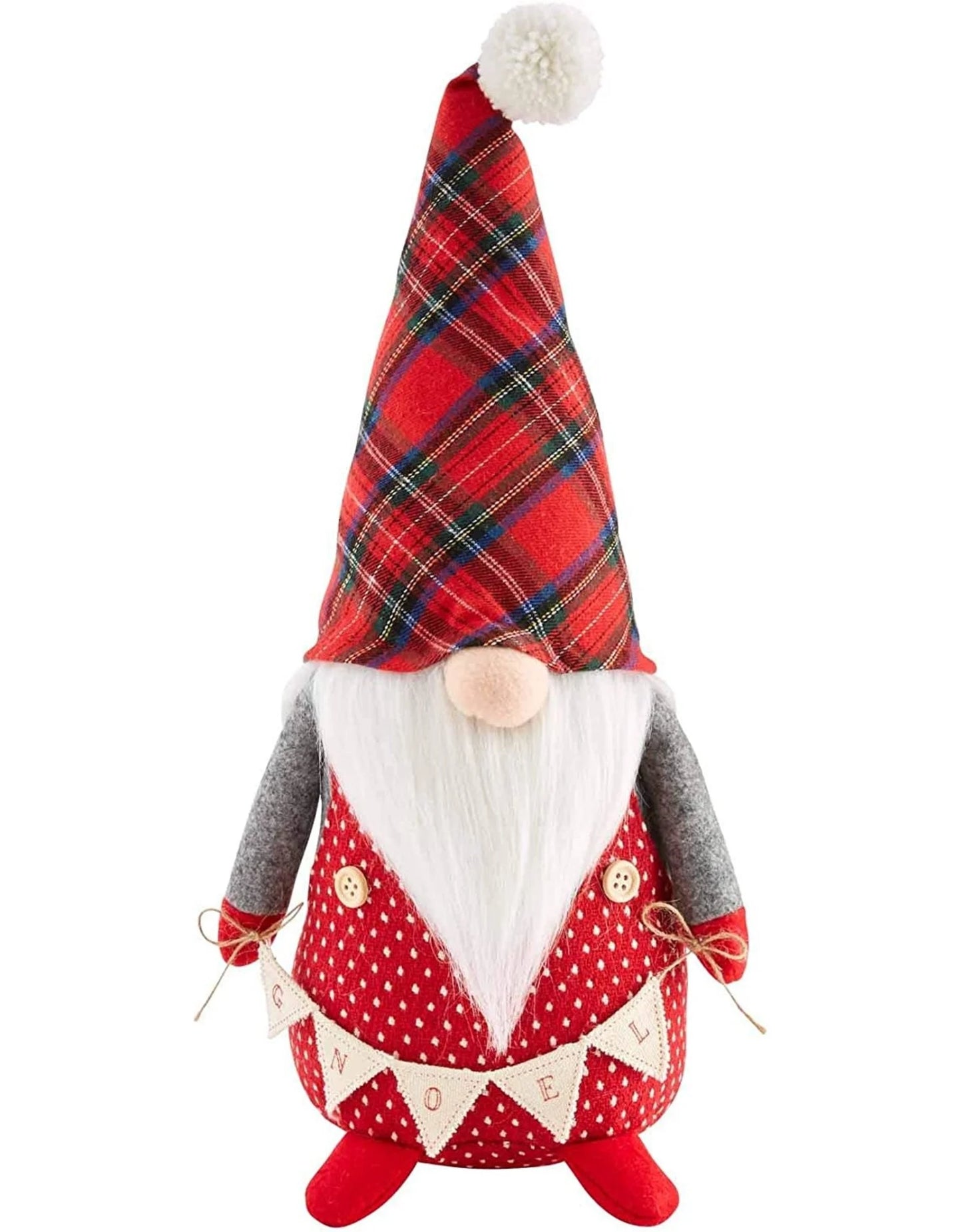 Mudpie Large Christmas Gnome Sitter Gnoel