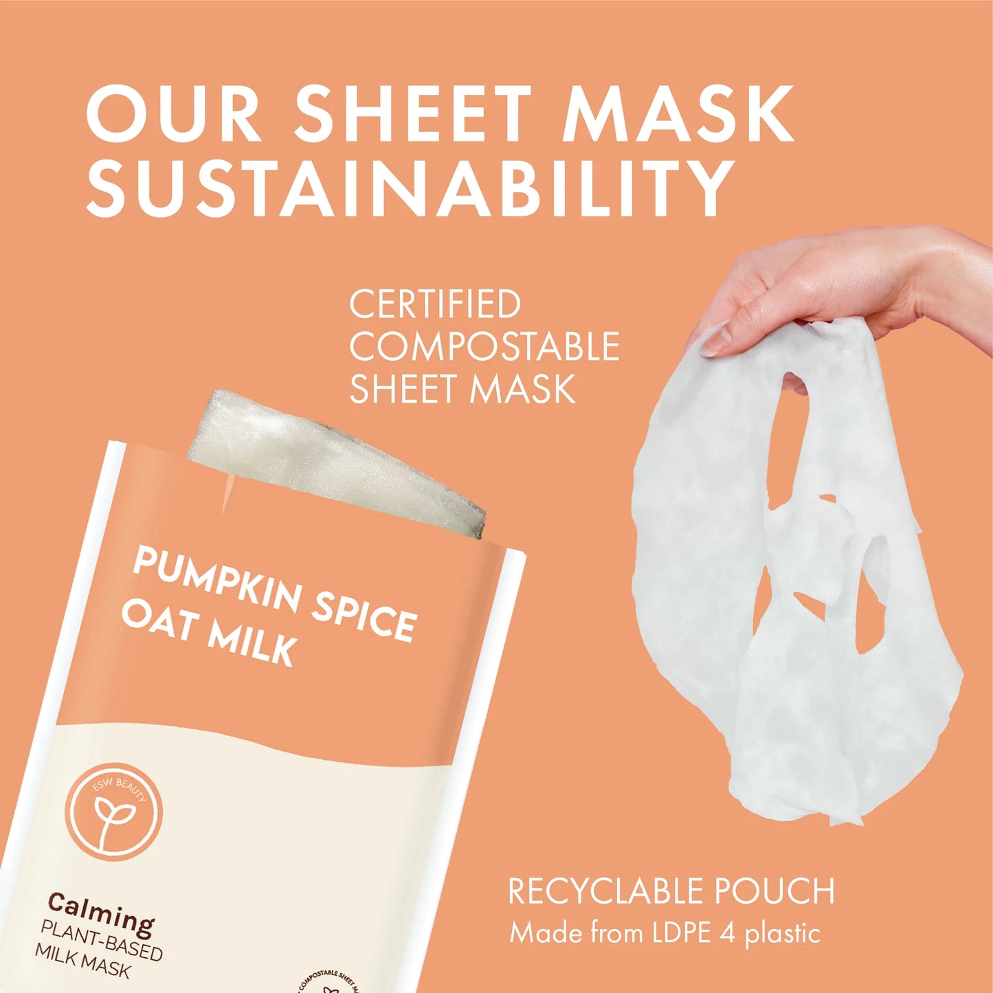 ESW Beauty Pumpkin Spice Oat Milk Calming Mask