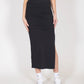 Brunette The Label Ribbed Maxi Skirt