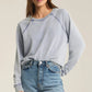 Z Supply Saldana Knit Denim Top