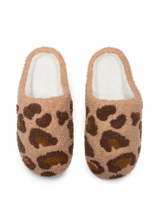 Living Royal Leopard Slippers