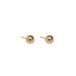 Lisbeth Sphere Gold Studs