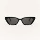 Z Supply x The Salty Blonde Staycation Polarized Sunglasses Black Gloss