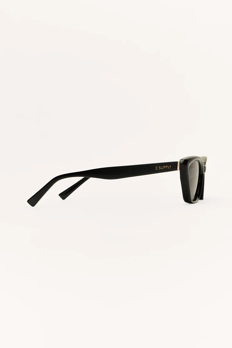 Z Supply x The Salty Blonde Staycation Polarized Sunglasses Black Gloss