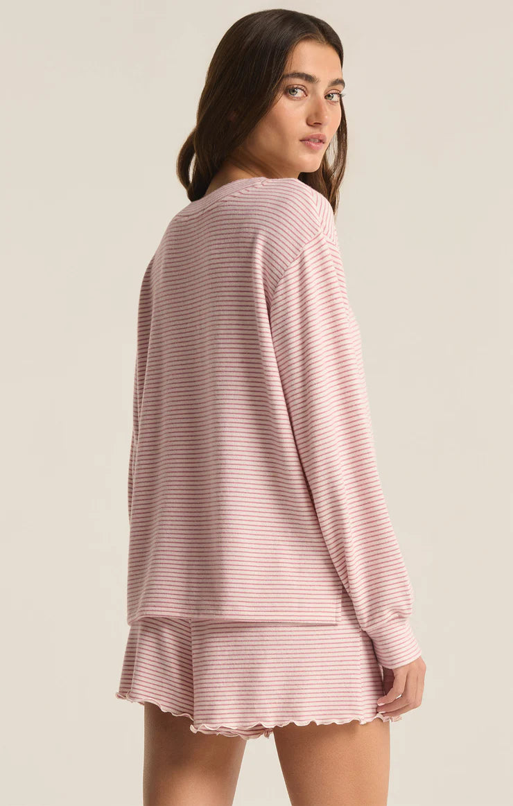 Z Supply Stay Cozy Stripe Long Sleeve Top