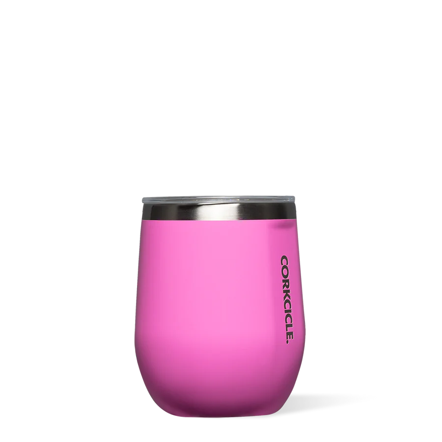 Corkcicle Stemless Wine Tumbler Miami Pink