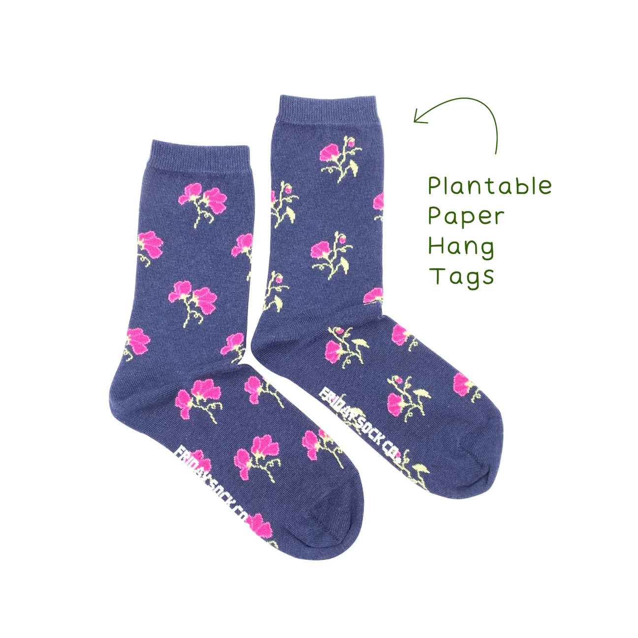 Friday Sock Co. Women's Sweet Pea Floral Socks