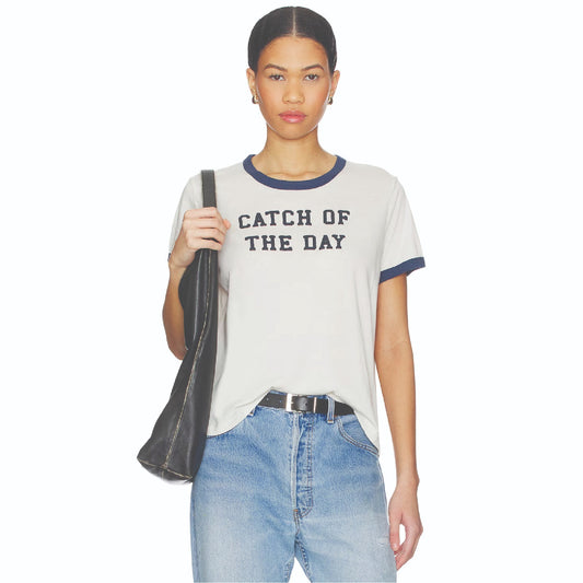 The Laundry Room Catch Of The Day Ringer Tee