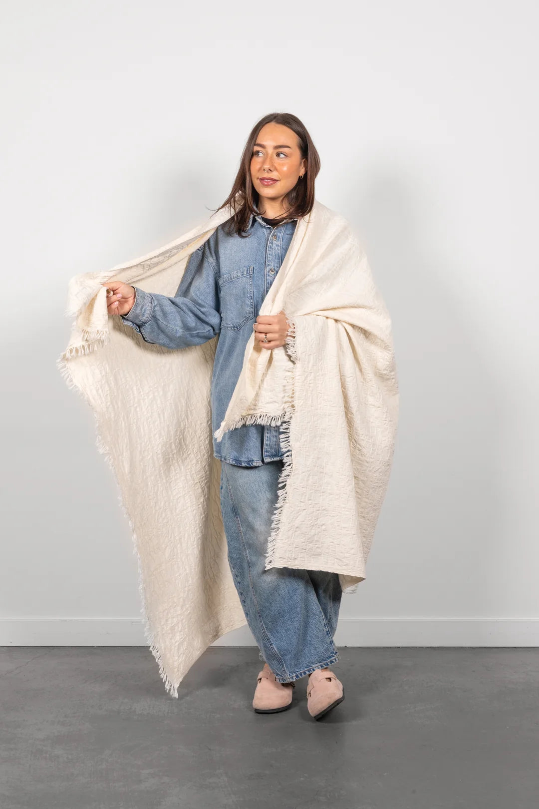 Tofino Towel The Arnell Ikat Weave Leightweight Throw