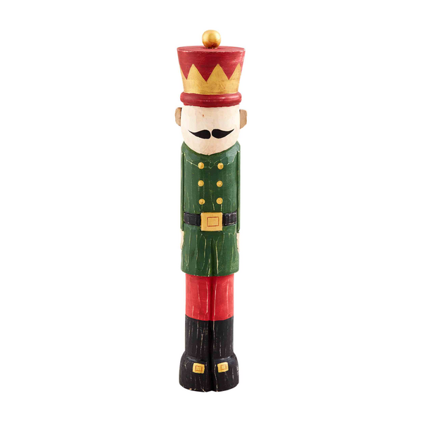 Mudpie Green Wood Nutcracker