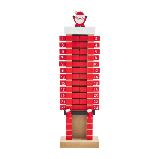 Mudpie Santa Chimney Advent Calendar