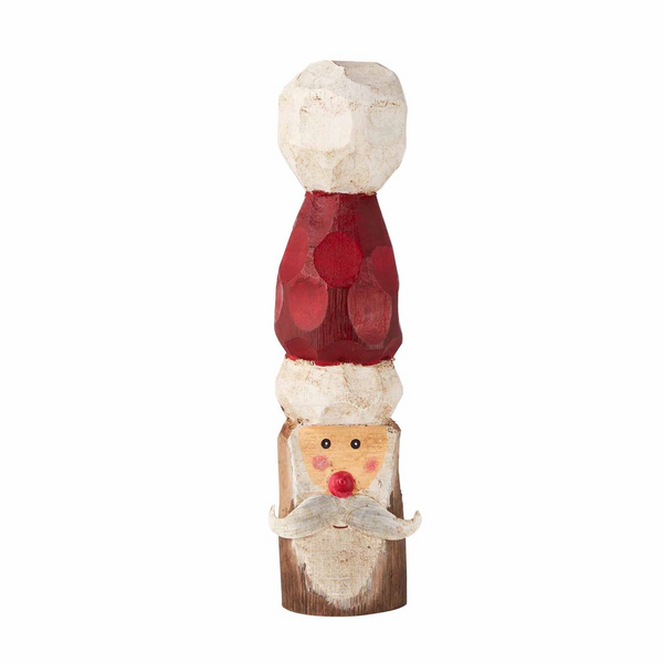 Mudpie Small Santa Wood Block Sitter