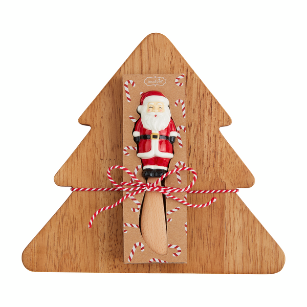 Mudpie Santa Tree Board Set