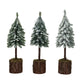Faux Fir Tree With Natural Wood & Moss Base