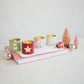 Enameled Metal Tealight Holder