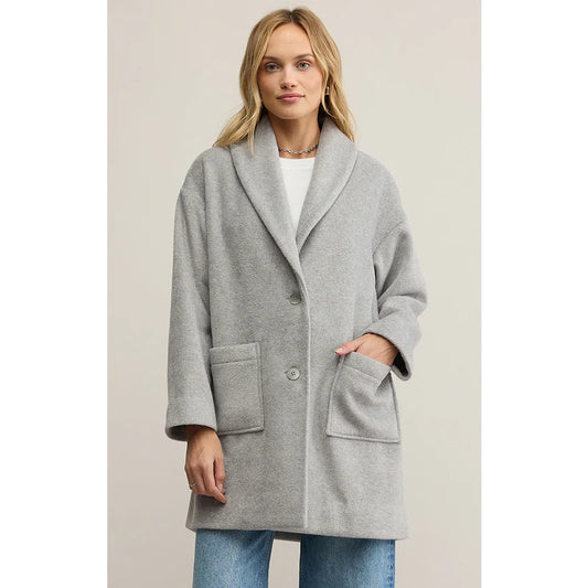 Z Supply Lennon Heathered Coat