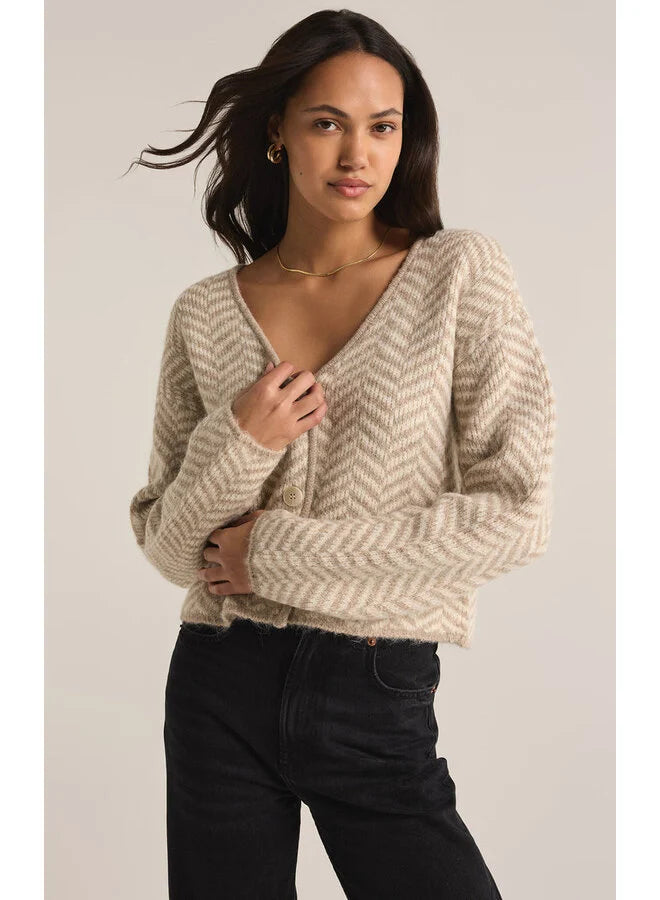 Z Supply Naomi Herringbone Cardigan